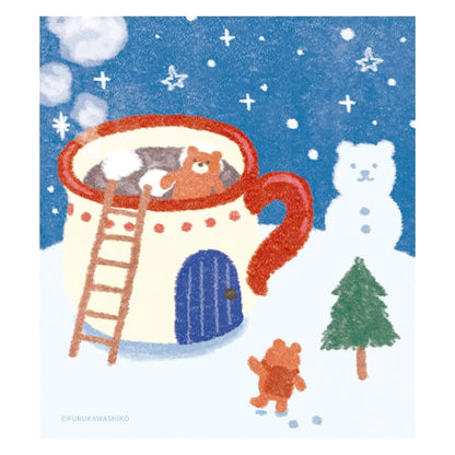Furukawa Shiko Memo Pad - Snow & Bear [Winter 2026 Limited Edition] - Memo Pads
