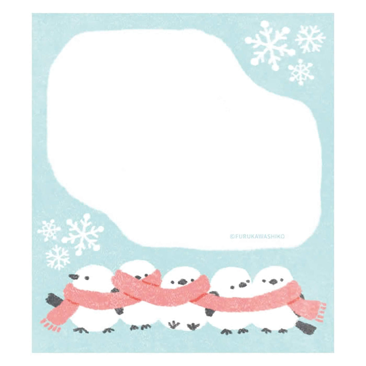 Furukawa Shiko Memo Pad - Snow & Bird [Winter 2026 Limited Edition] - Memo Pads