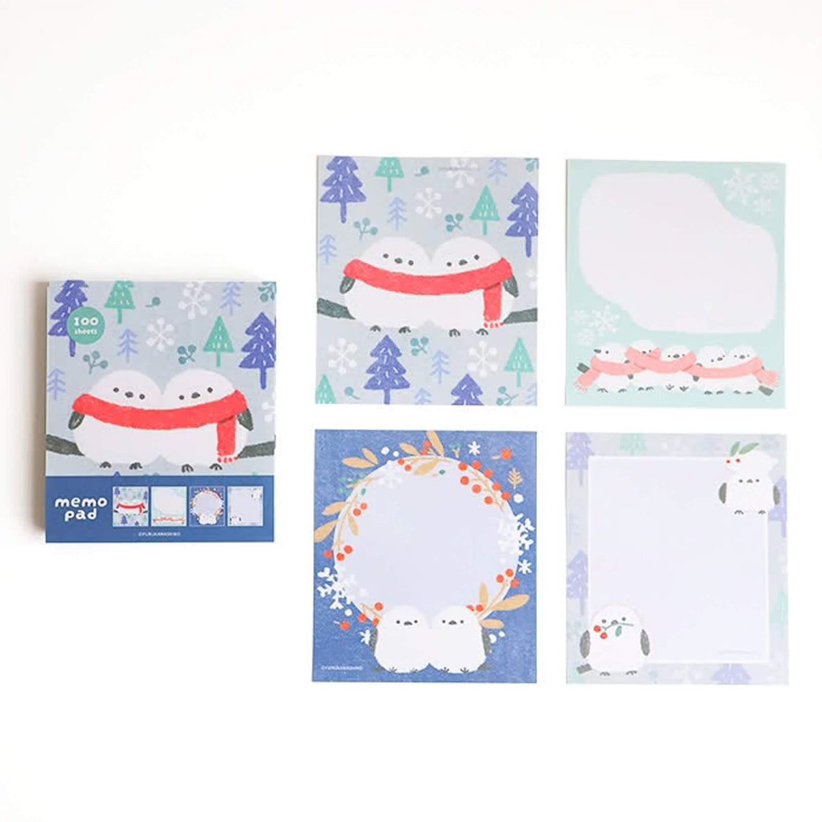 Furukawa Shiko Memo Pad - Snow & Bird [Winter 2026 Limited Edition] - Memo Pads