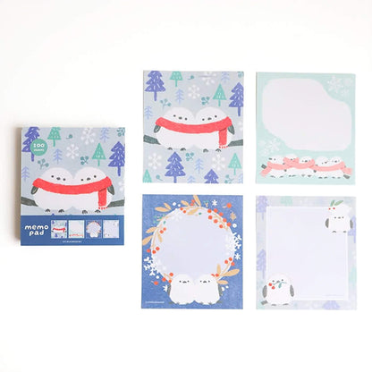 Furukawa Shiko Memo Pad - Snow & Bird [Winter 2026 Limited Edition] - Memo Pads