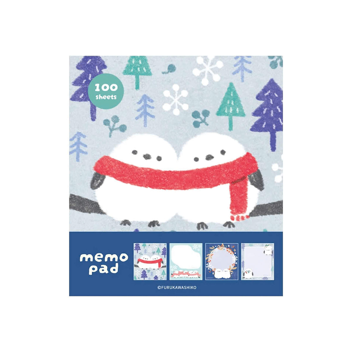 Furukawa Shiko Memo Pad - Snow & Bird [Winter 2026 Limited Edition] - Memo Pads