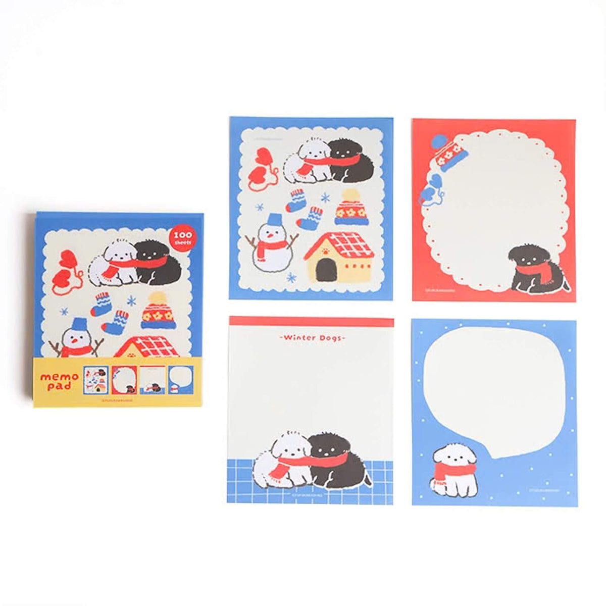 Furukawa Shiko Memo Pad - Snow & Dog [Winter 2026 Limited Edition] - Memo Pads