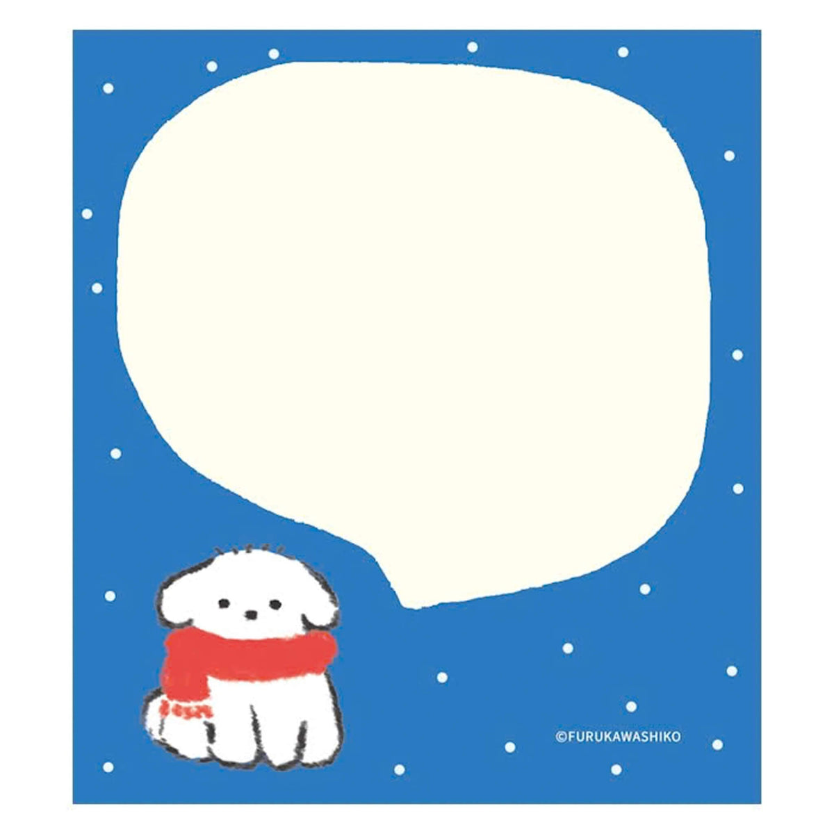 Furukawa Shiko Memo Pad - Snow & Dog [Winter 2026 Limited Edition] - Memo Pads