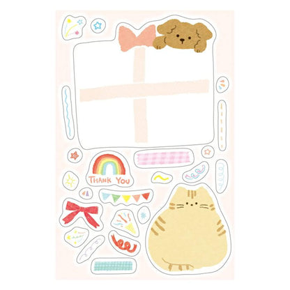 Furukawa Shiko Message Sticker - Animal - Wa - Life Spring 2026 Limited - Sticker Sheets