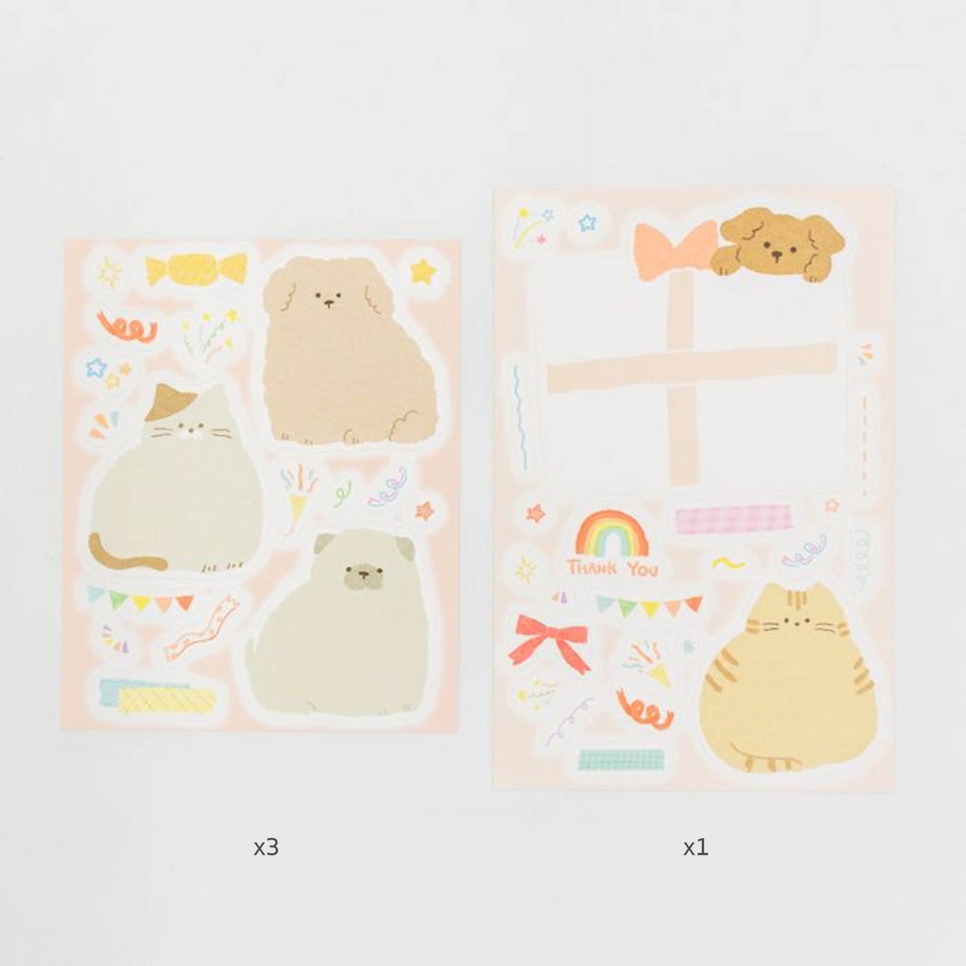 Furukawa Shiko Message Sticker - Animal - Wa - Life Spring 2026 Limited - Sticker Sheets
