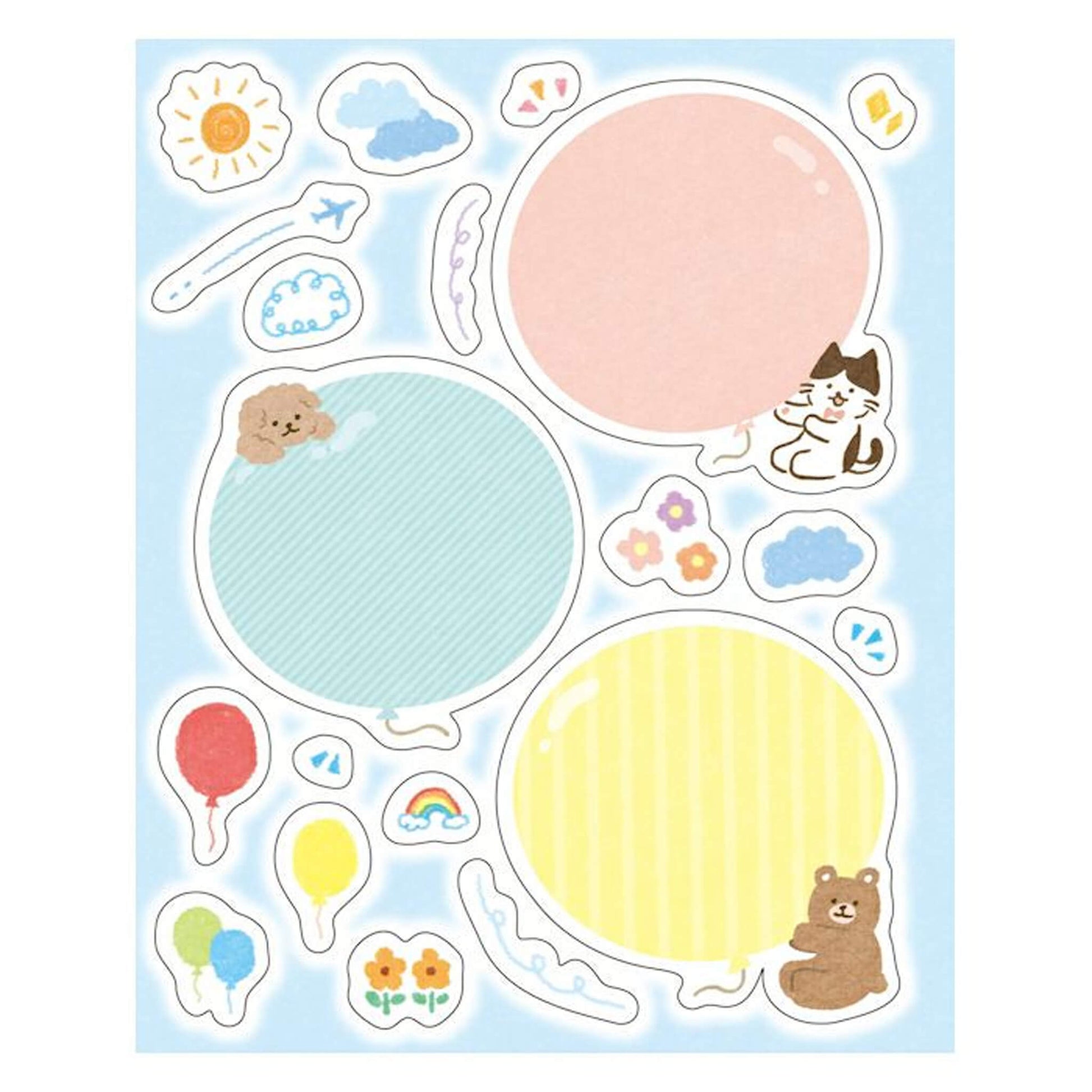 Furukawa Shiko Message Sticker - Balloon - Wa - Life Spring 2026 Limited - Sticker Sheets