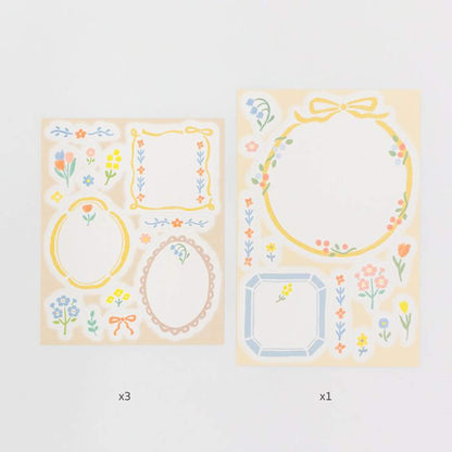 Furukawa Shiko Message Sticker - Brooch - Wa - Life Spring 2026 Limited - Sticker Sheets