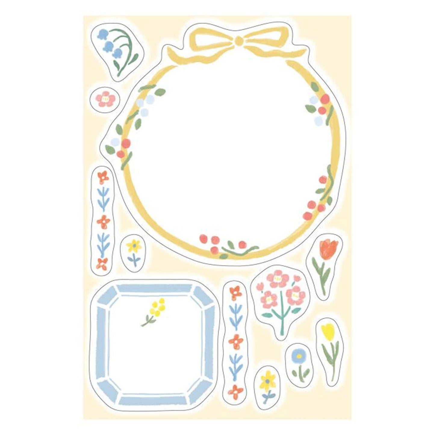 Furukawa Shiko Message Sticker - Brooch - Wa - Life Spring 2026 Limited - Sticker Sheets