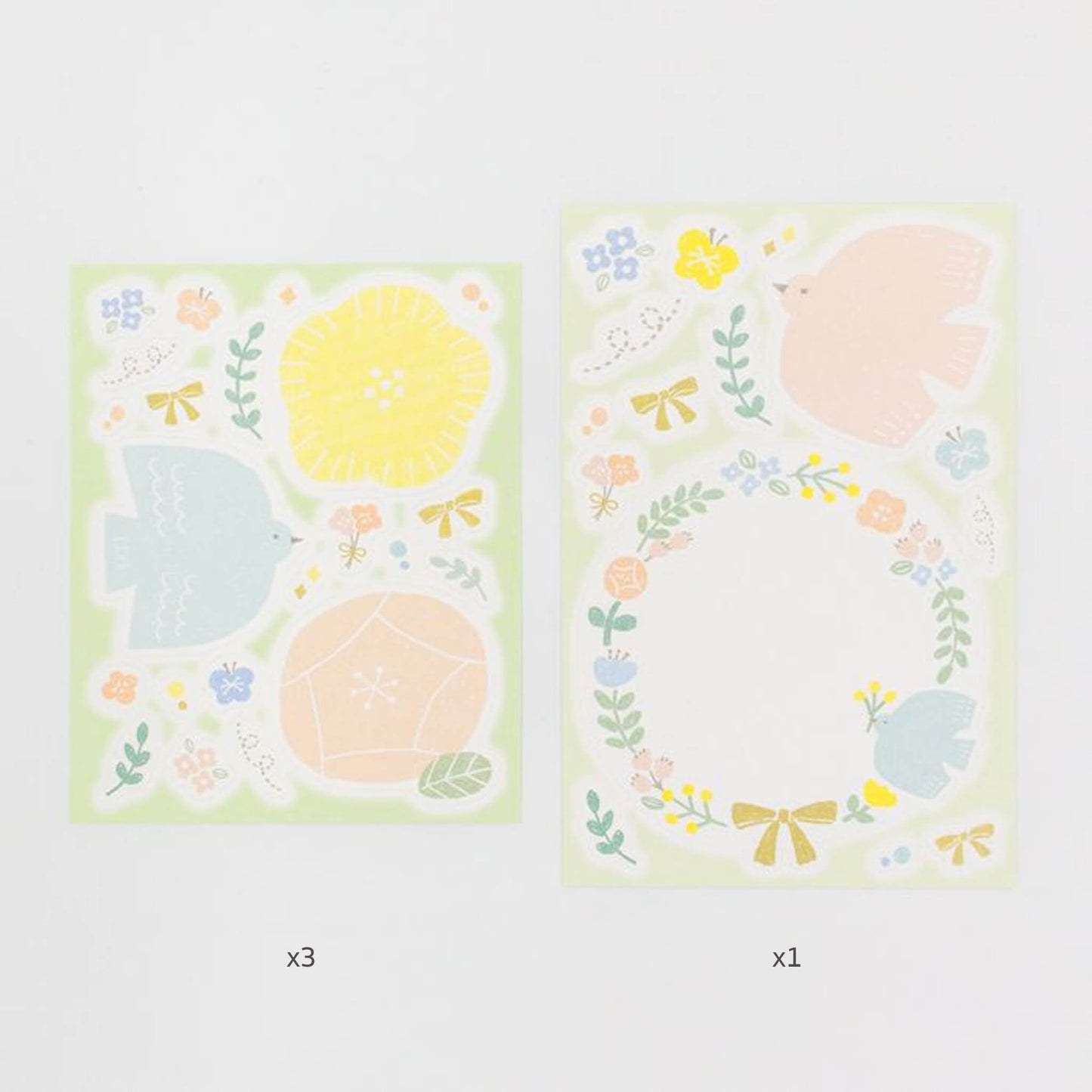 Furukawa Shiko Message Sticker - Flower - Wa - Life Spring 2026 Limited - Sticker Sheets