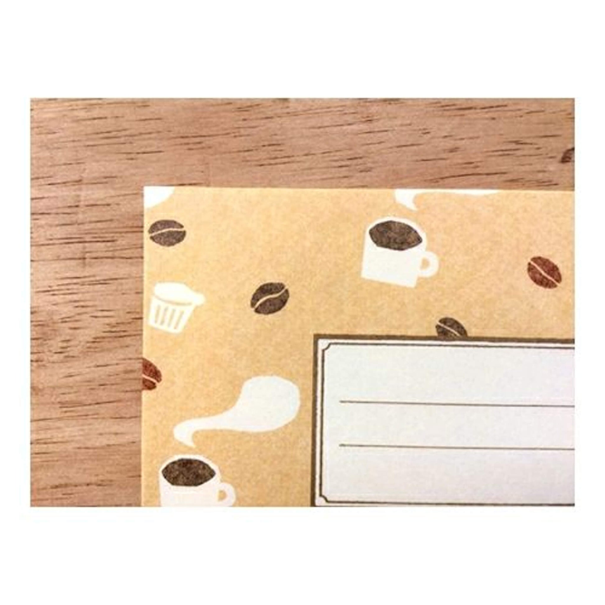 Furukawa Shiko Mino Washi Paper Letter Set - Coffee - Letter Writing Sets