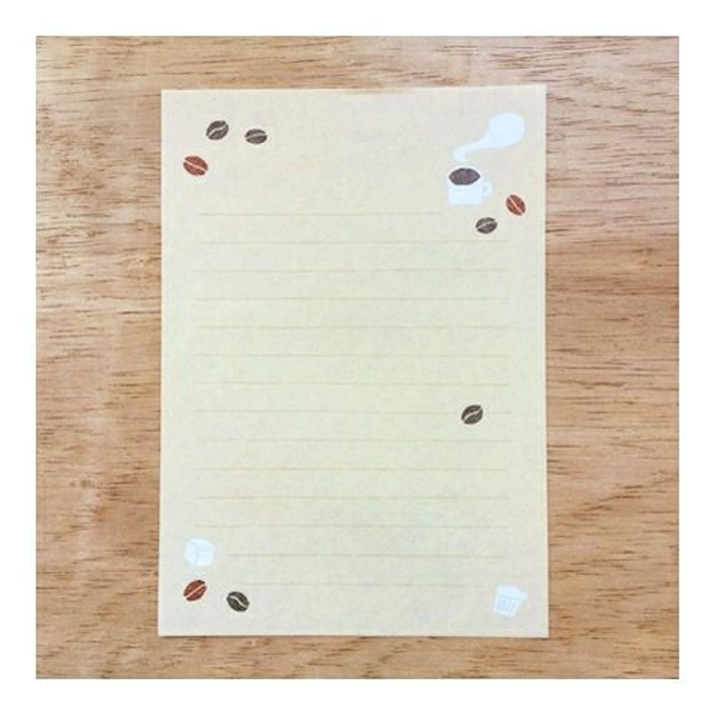 Furukawa Shiko Mino Washi Paper Letter Set - Coffee - Letter Writing Sets