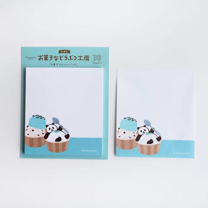 Furukawa Shiko Okashina Doubutsu Kobo Sticky Notes - Mattari Panda - Sticky Notes