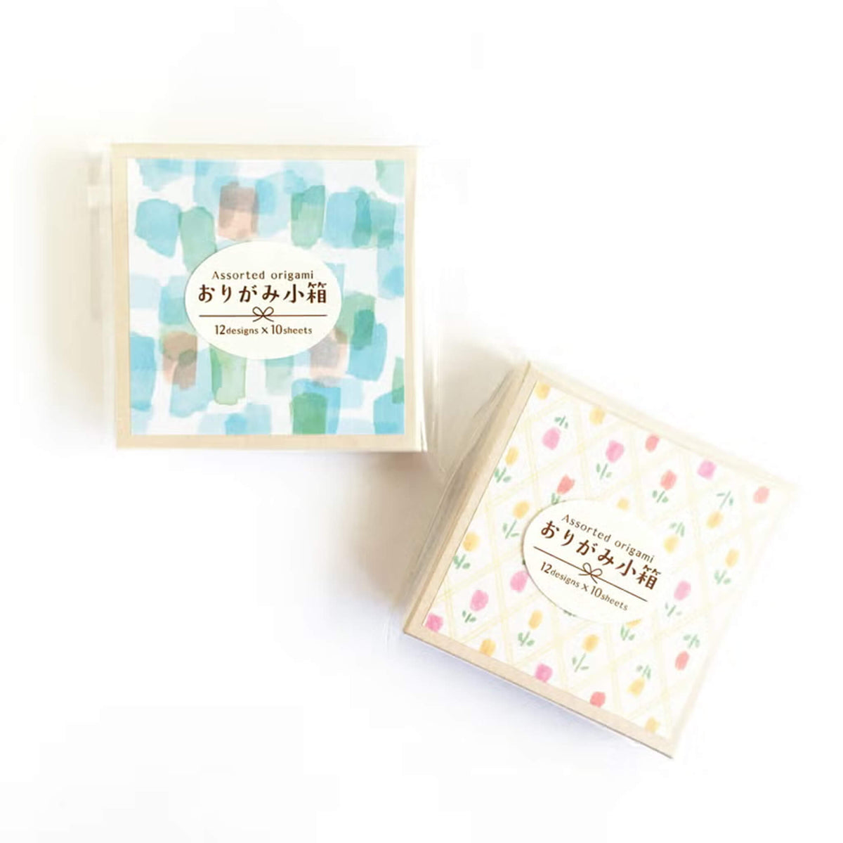 Furukawa Shiko Origami Box - Cool Color - Origami Paper