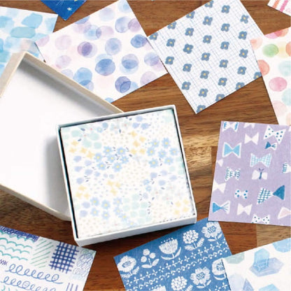 Furukawa Shiko Origami Box - Cool Color - Origami Paper