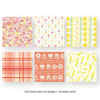 Furukawa Shiko Origami Box - Warm Color - Origami Paper