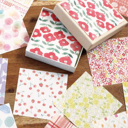 Furukawa Shiko Origami Box - Warm Color - Origami Paper