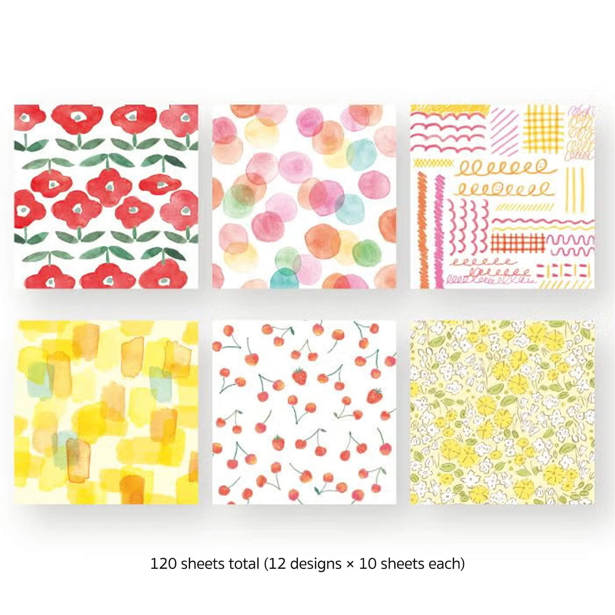 Furukawa Shiko Origami Box - Warm Color - Origami Paper