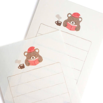 Furukawa Shiko Soebumisen Mini Letter Set - Home & Bear [Winter 2026 Limited Edition] - Mini Letter Writing Sets