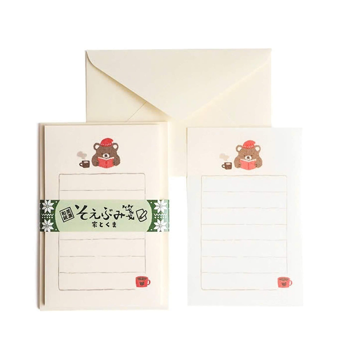 Furukawa Shiko Soebumisen Mini Letter Set - Home & Bear [Winter 2026 Limited Edition] - Mini Letter Writing Sets