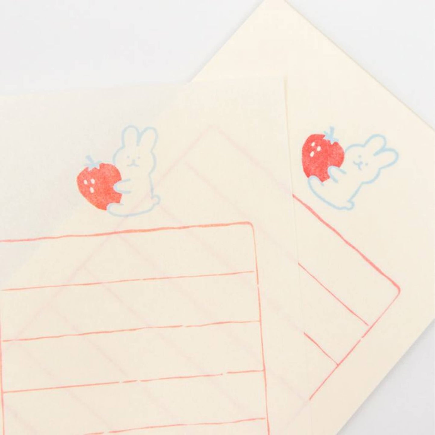 Furukawa Shiko Soebumisen Mini Letter Set - Hugging Bunny - Wa - Life Spring 2026 Limited - Mini Letter Writing Sets