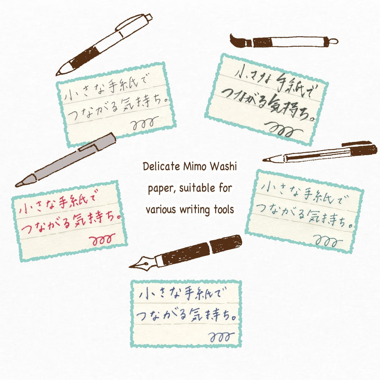 Furukawa Shiko Soebumisen Mini Letter Set - Rolling Panda - Mini Letter Writing Sets