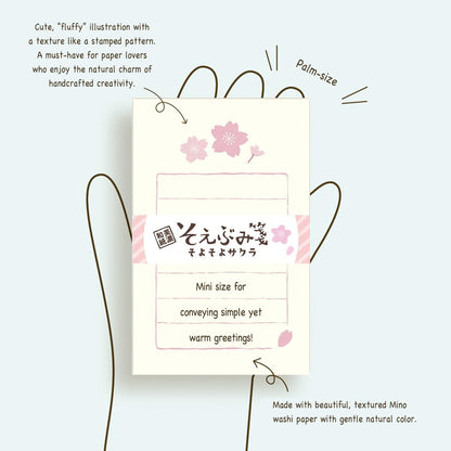 Furukawa Shiko Soebumisen Mini Letter Set - Sakura - Wa - Life Spring 2026 Limited - Mini Letter Writing Sets