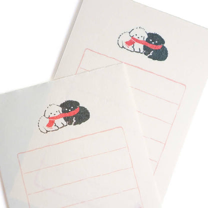 Furukawa Shiko Soebumisen Mini Letter Set - Snow & Dog [Winter 2026 Limited Edition] - Mini Letter Writing Sets
