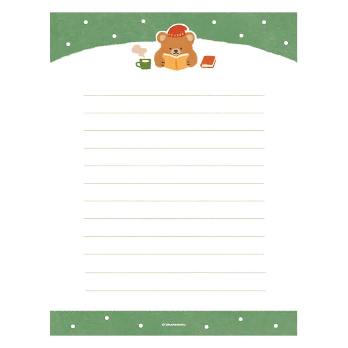 Furukawa Shiko "Today’s Letter" Letter Set - Home & Bear [Winter 2026 Limited Edition] - Letter Writing Sets
