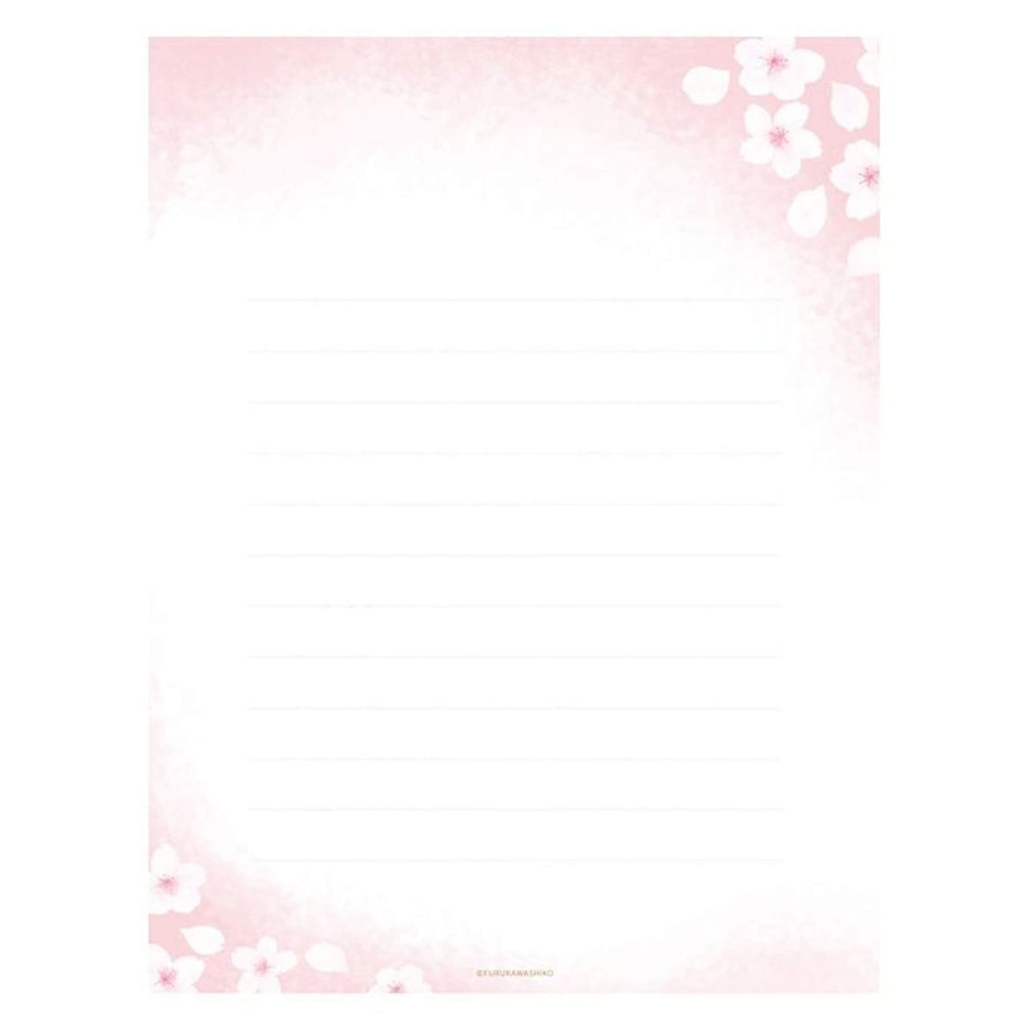 Furukawa Shiko “Today’s Letter” Letter Set (Large Size) - Breezy Sakura - Wa - Life Spring 2026 Limited - Letter Writing Sets