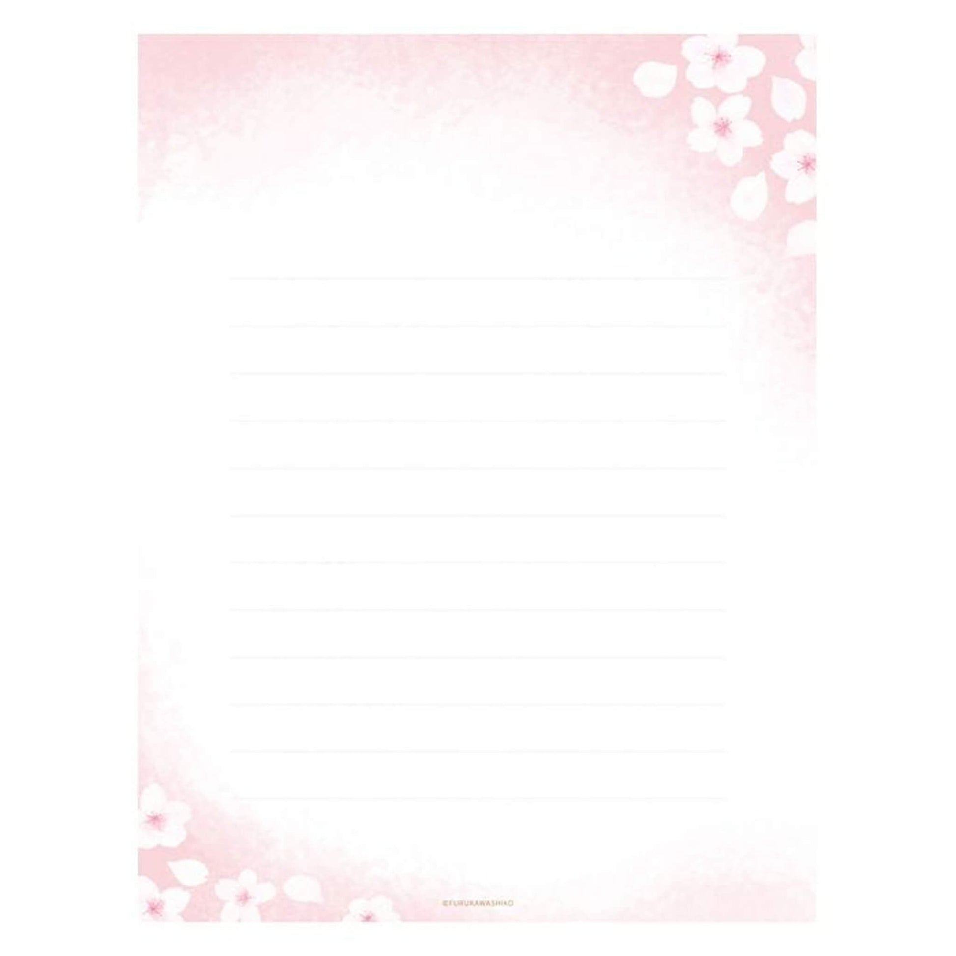 Furukawa Shiko “Today’s Letter” Letter Set (Large Size) - Breezy Sakura - Wa - Life Spring 2026 Limited - Letter Writing Sets