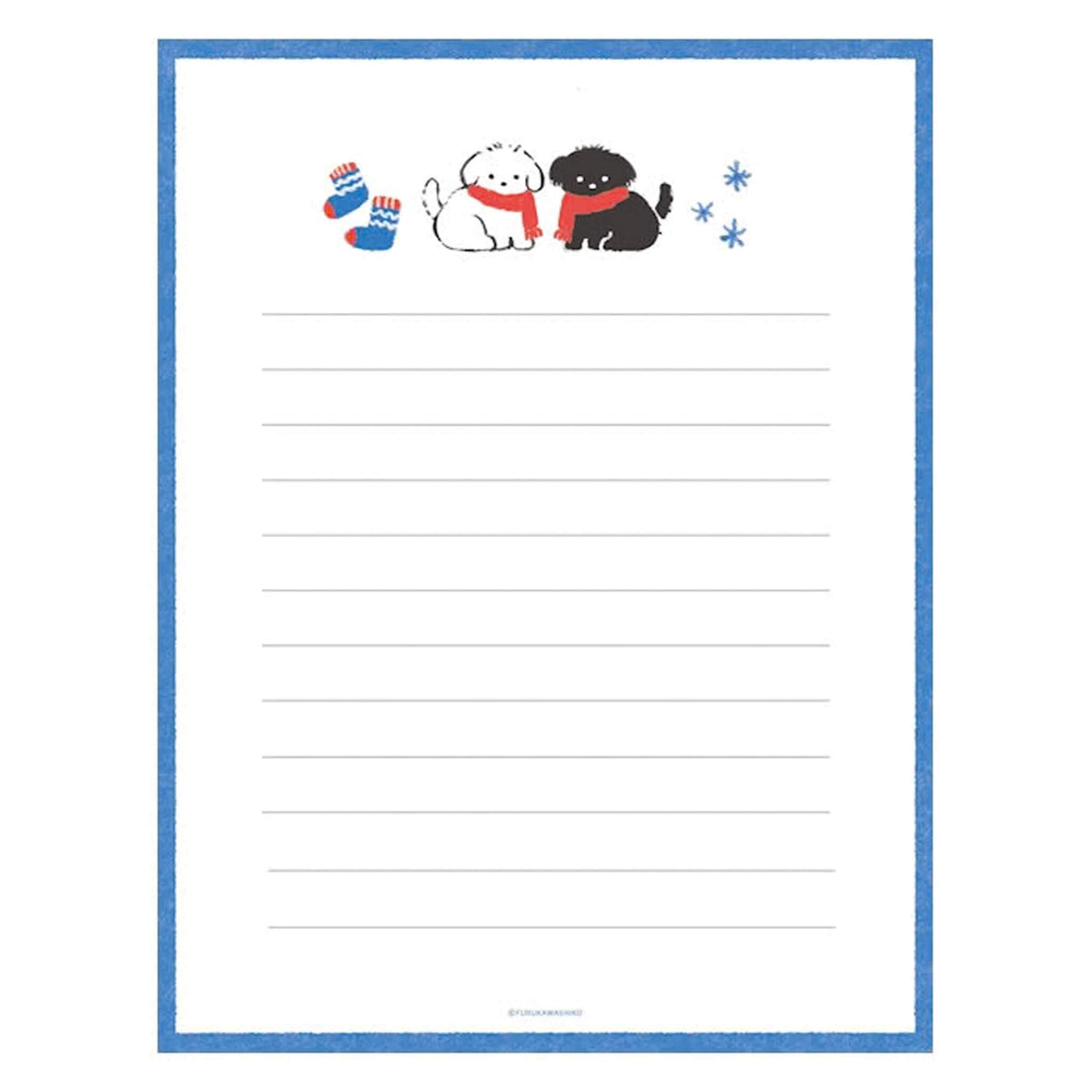 Furukawa Shiko "Today’s Letter" Letter Set - Snow & Dog [Winter 2026 Limited Edition] - Letter Writing Sets