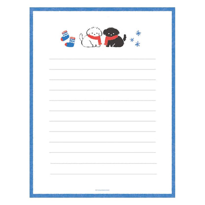 Furukawa Shiko "Today’s Letter" Letter Set - Snow & Dog [Winter 2026 Limited Edition] - Letter Writing Sets