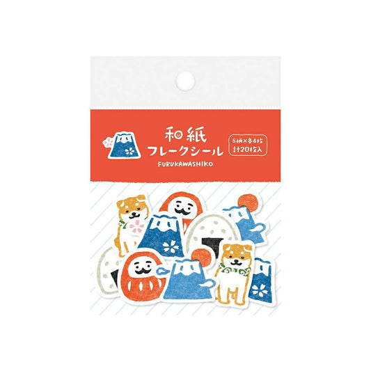 Furukawa Shiko Washi Flake Sticker - Japan - Flake Stickers