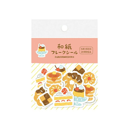Furukawa Shiko Washi Flake Sticker - Snacks - Flake Stickers