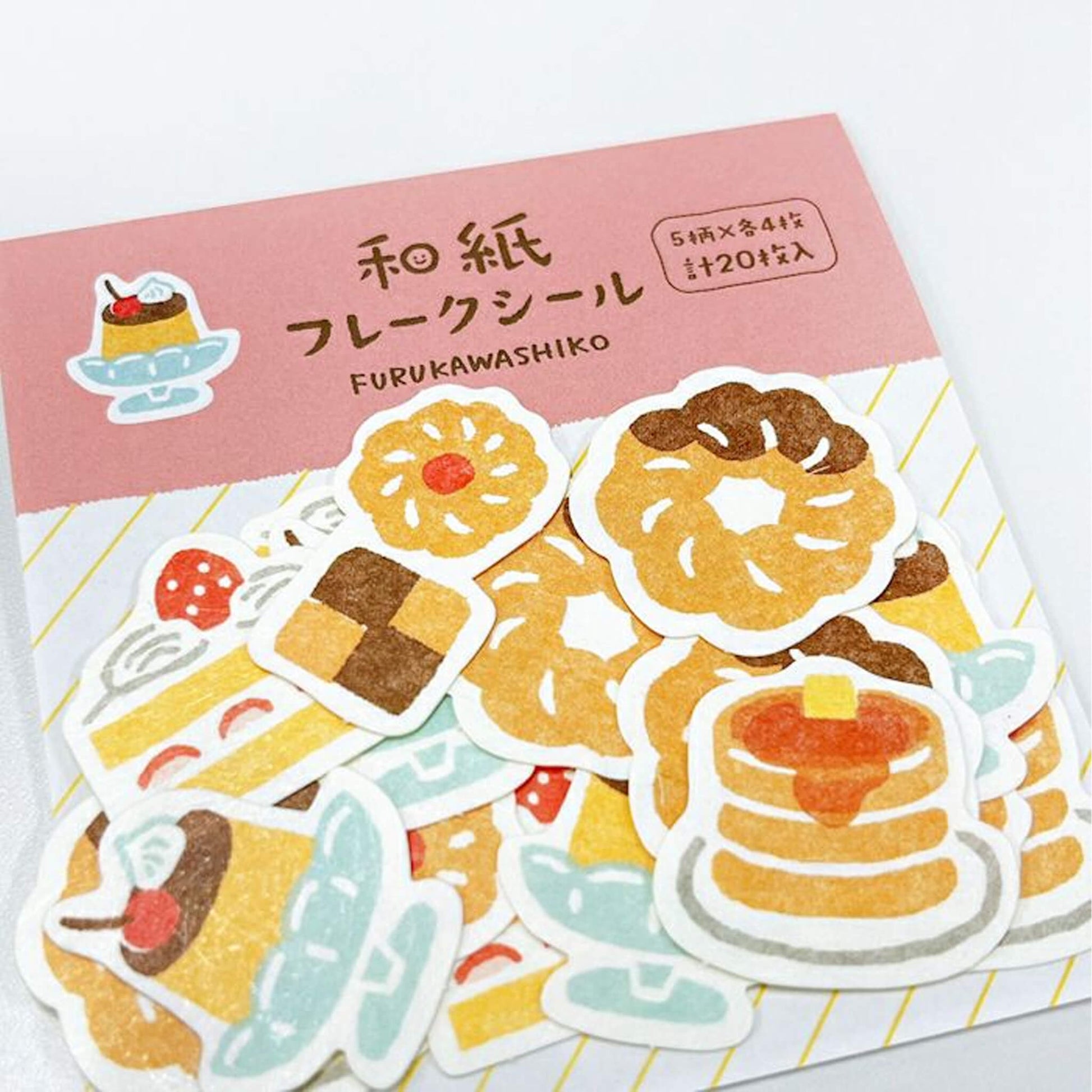 Furukawa Shiko Washi Flake Sticker - Snacks - Flake Stickers