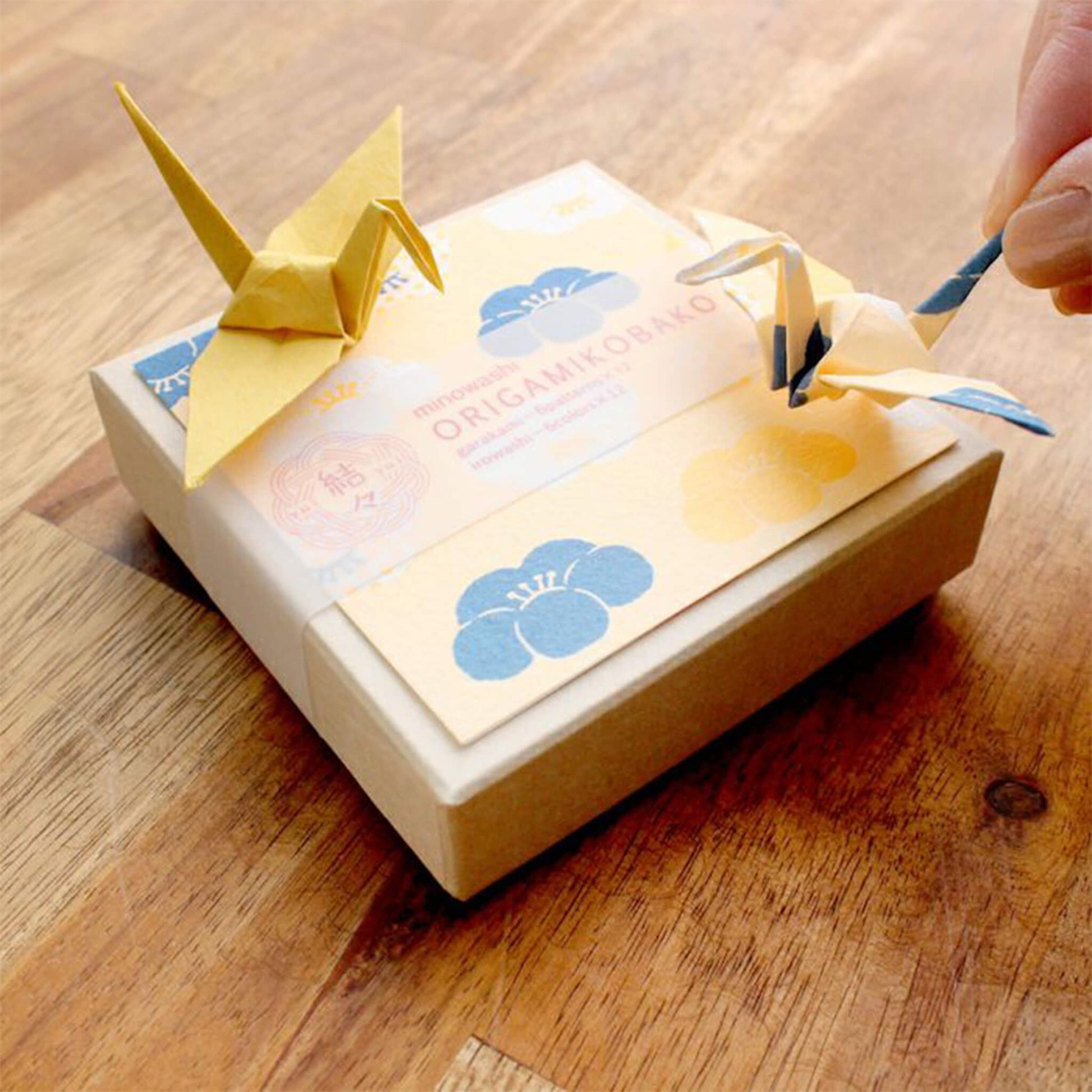 Furukawa Shiko Yuiyui Mino Washi Origami Paper Box - Origami Paper