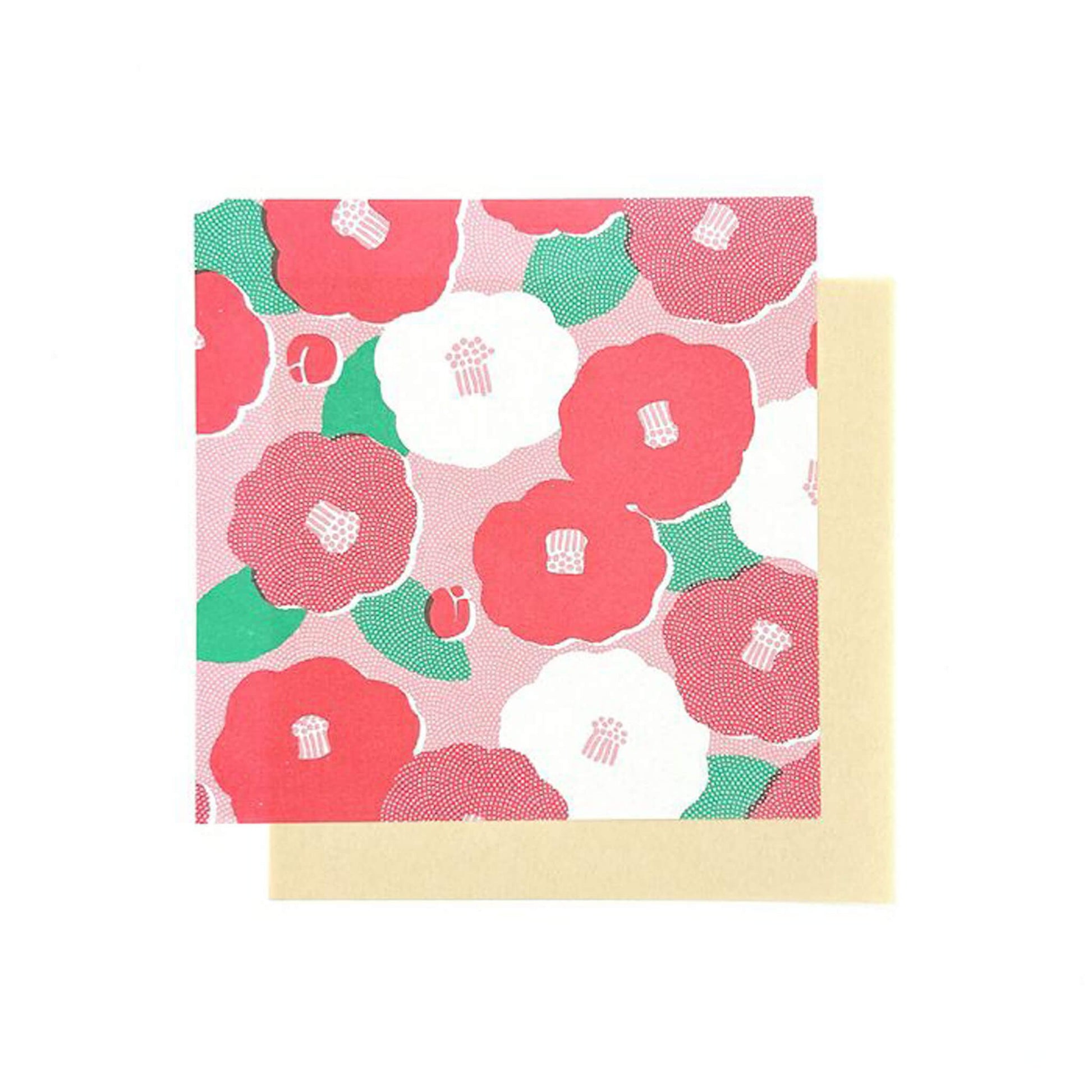 Furukawa Shiko Yuiyui Mino Washi Origami Paper Set - Camellia - Origami Paper
