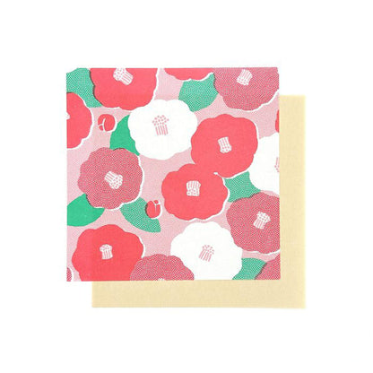 Furukawa Shiko Yuiyui Mino Washi Origami Paper Set - Camellia - Origami Paper
