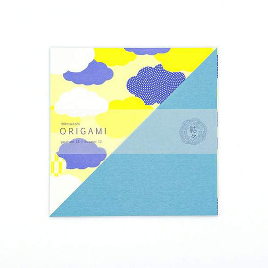 Furukawa Shiko Yuiyui Mino Washi Origami Paper Set - Cloud - Origami Paper