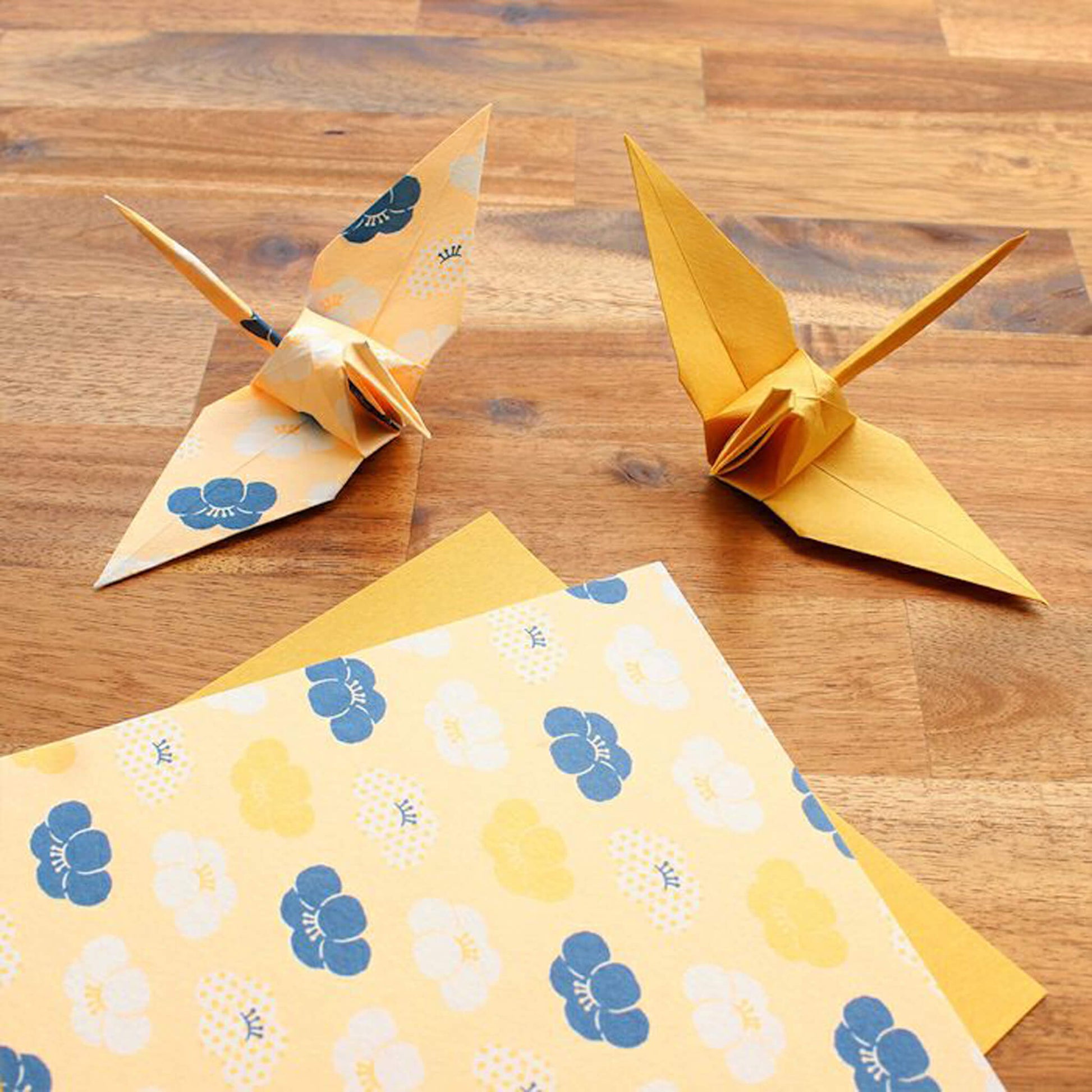 Furukawa Shiko Yuiyui Mino Washi Origami Paper Set - Plum - Origami Paper