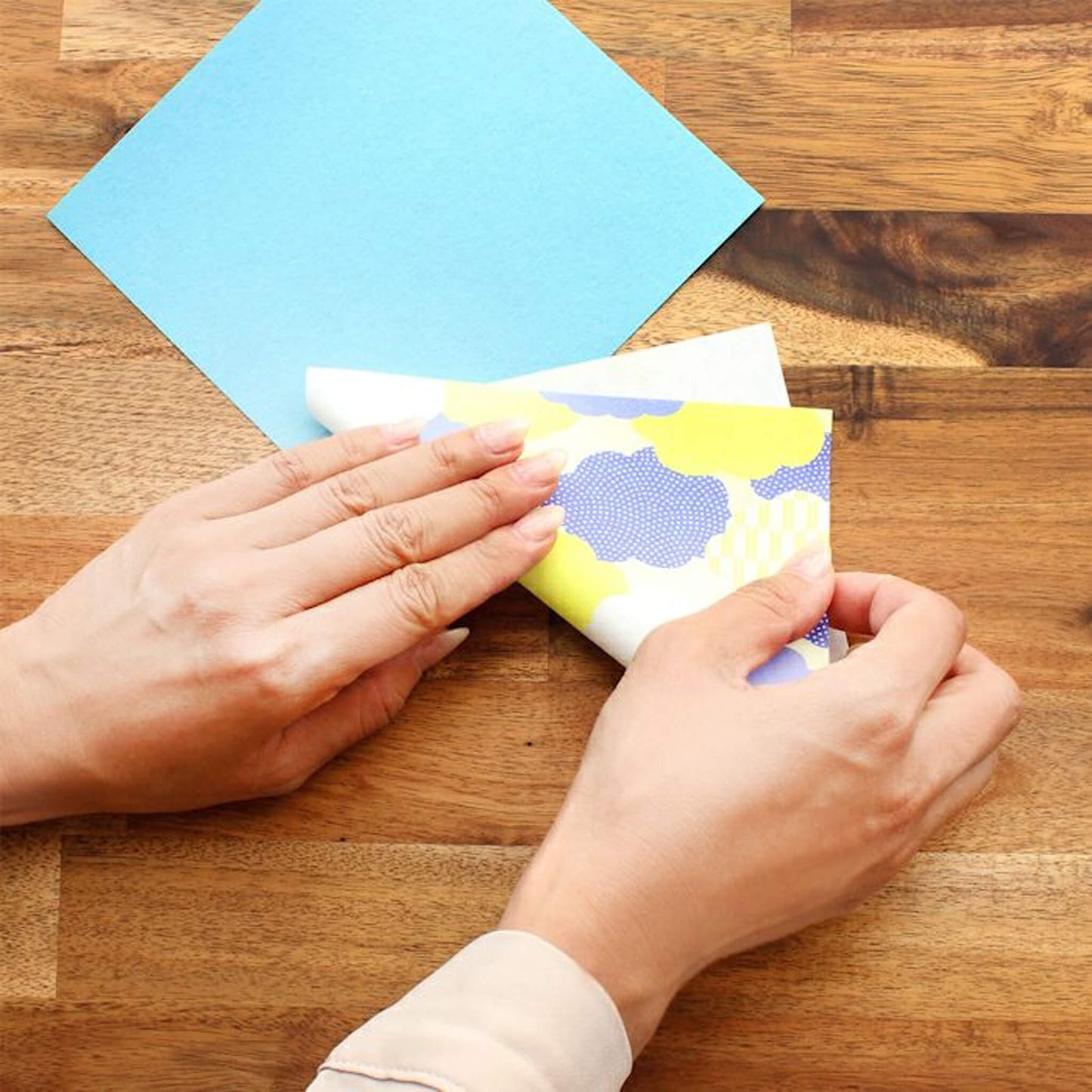 Furukawa Shiko Yuiyui Mino Washi Origami Paper Set - Uroko - Origami Paper