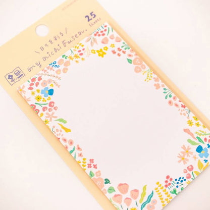 Furukawa Sticky Notes - Flower Garden - Sticky Notes