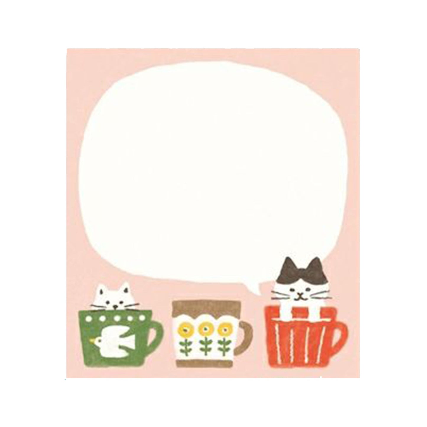 Furukawa Sticky Notes - Mug Cat - Sticky Notes