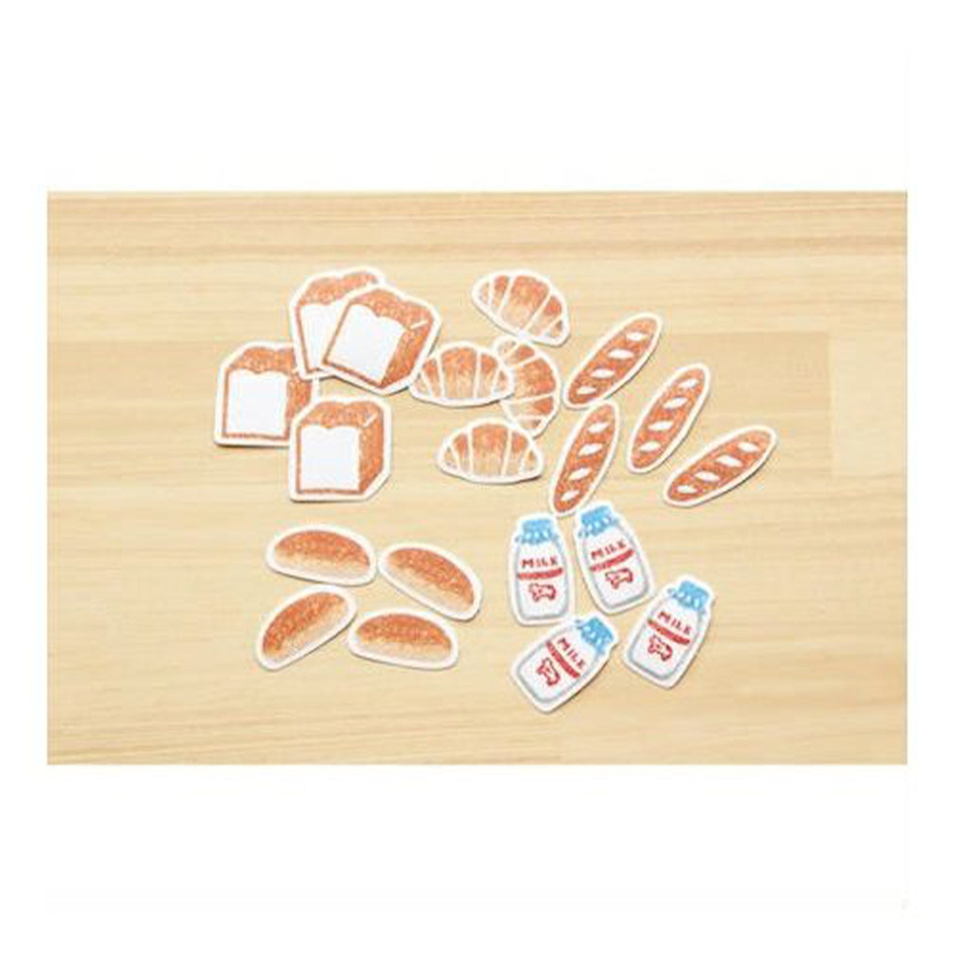 Furukawa Washi Sticker - Bread - Flake Stickers