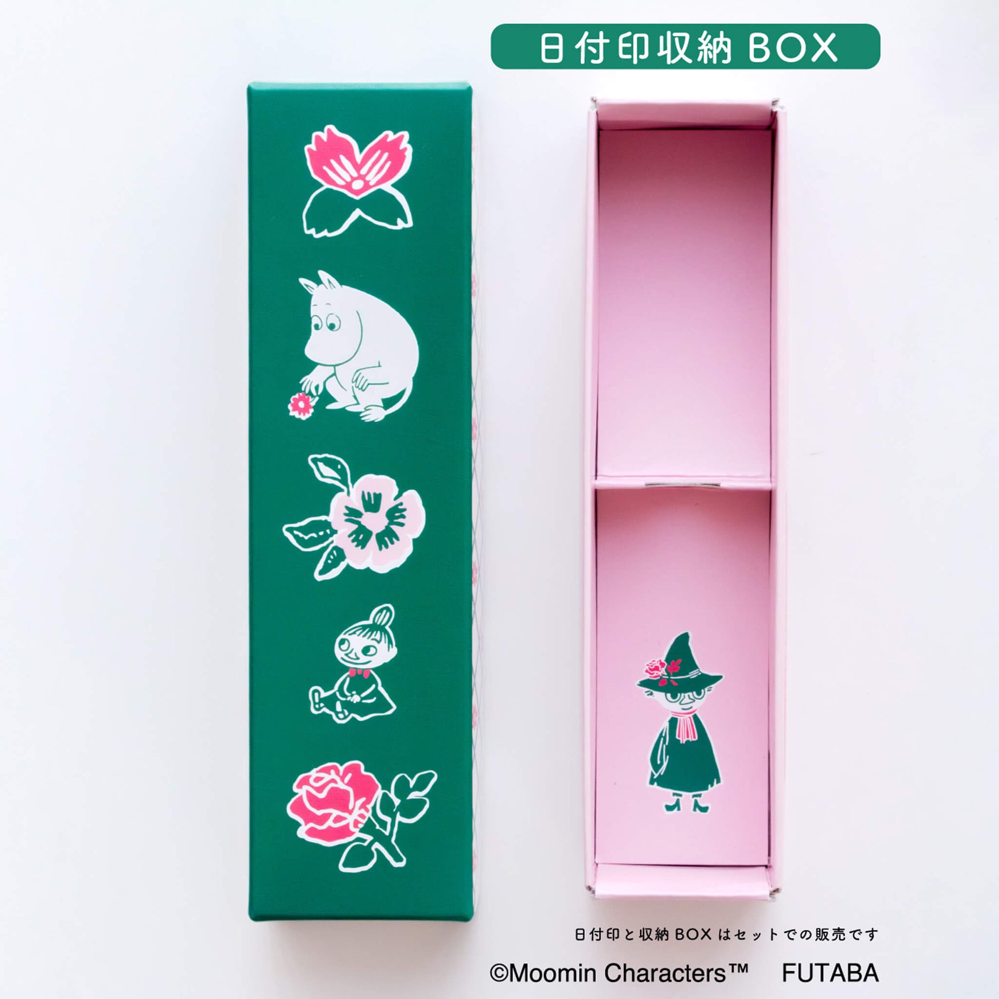 Futaba Moomin 80th Anniversary Date Stamp Lovers - Rotary Stamps