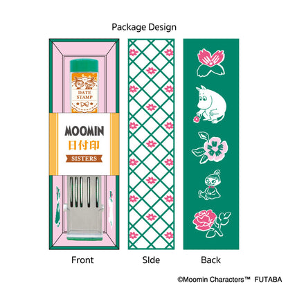 Futaba Moomin 80th Anniversary Date Stamp Sisters - Rotary Stamps