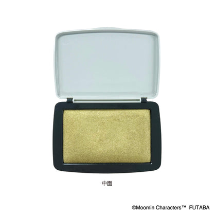 Futaba Moomin 80th Anniversary Stamp Ink Pad Gold - Stamp Ink Pads