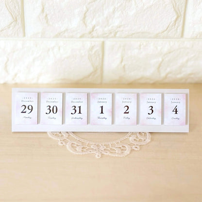 Himekuri 2026 Daily Sticky Calendar - Awairo - 2026 Calendars