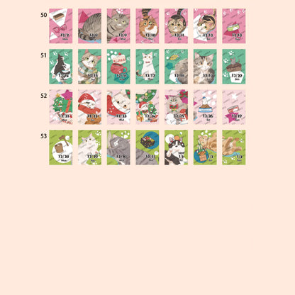 Himekuri 2026 Daily Sticky Calendar - Cat - 2026 Calendars