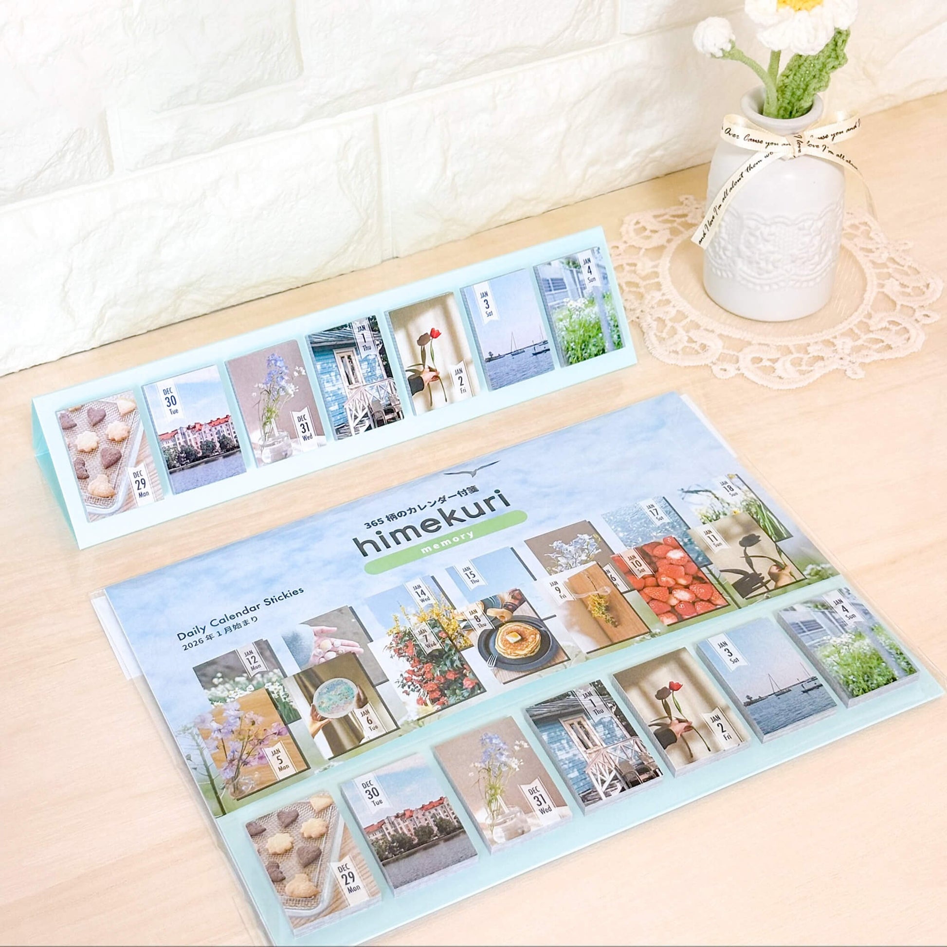 Himekuri 2026 Daily Sticky Calendar - Memory - 2026 Calendars